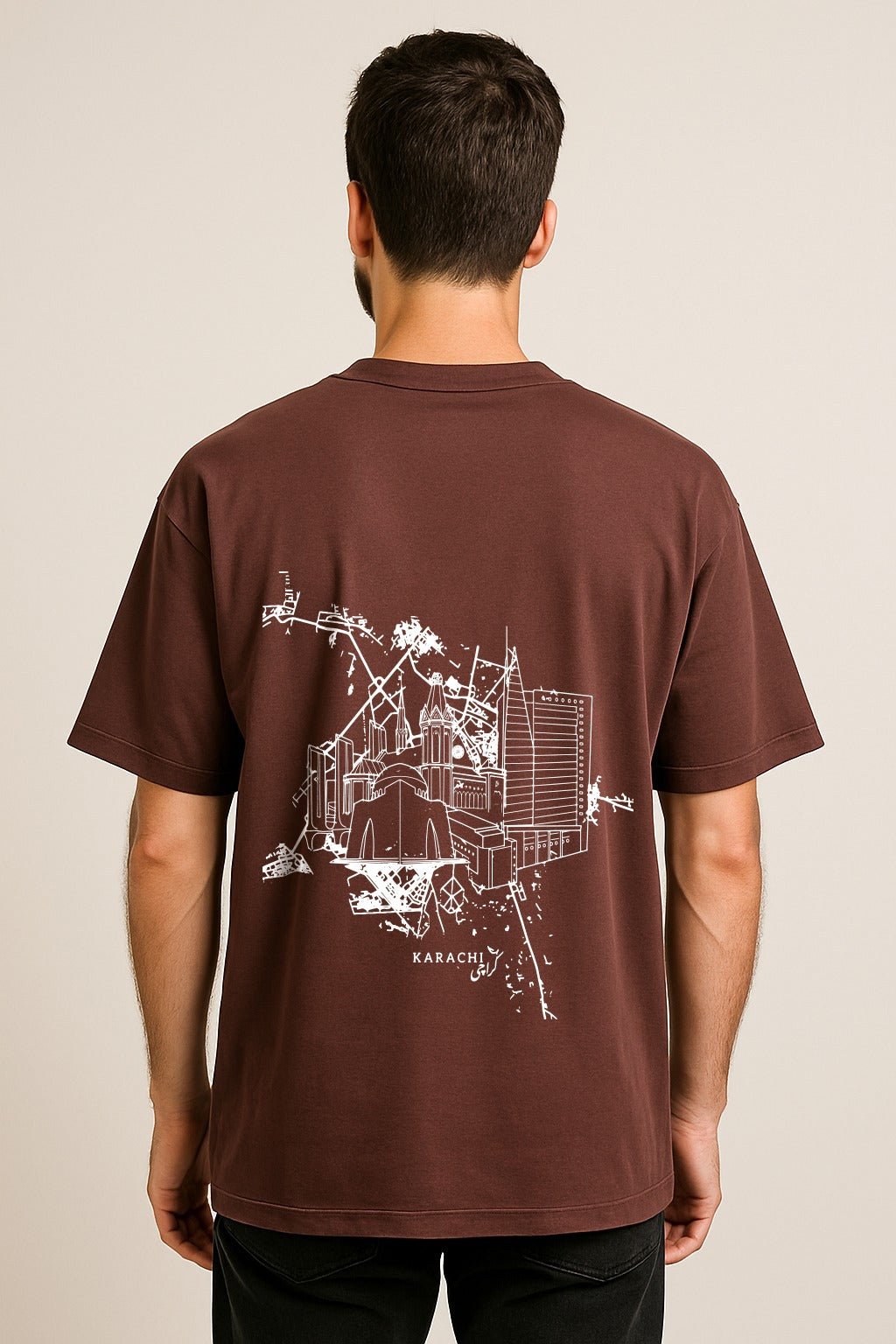 Karachi: Two Sides Oversized Tee - Image 11