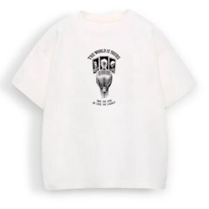 The World Is Yours Graphic Oversized Tee