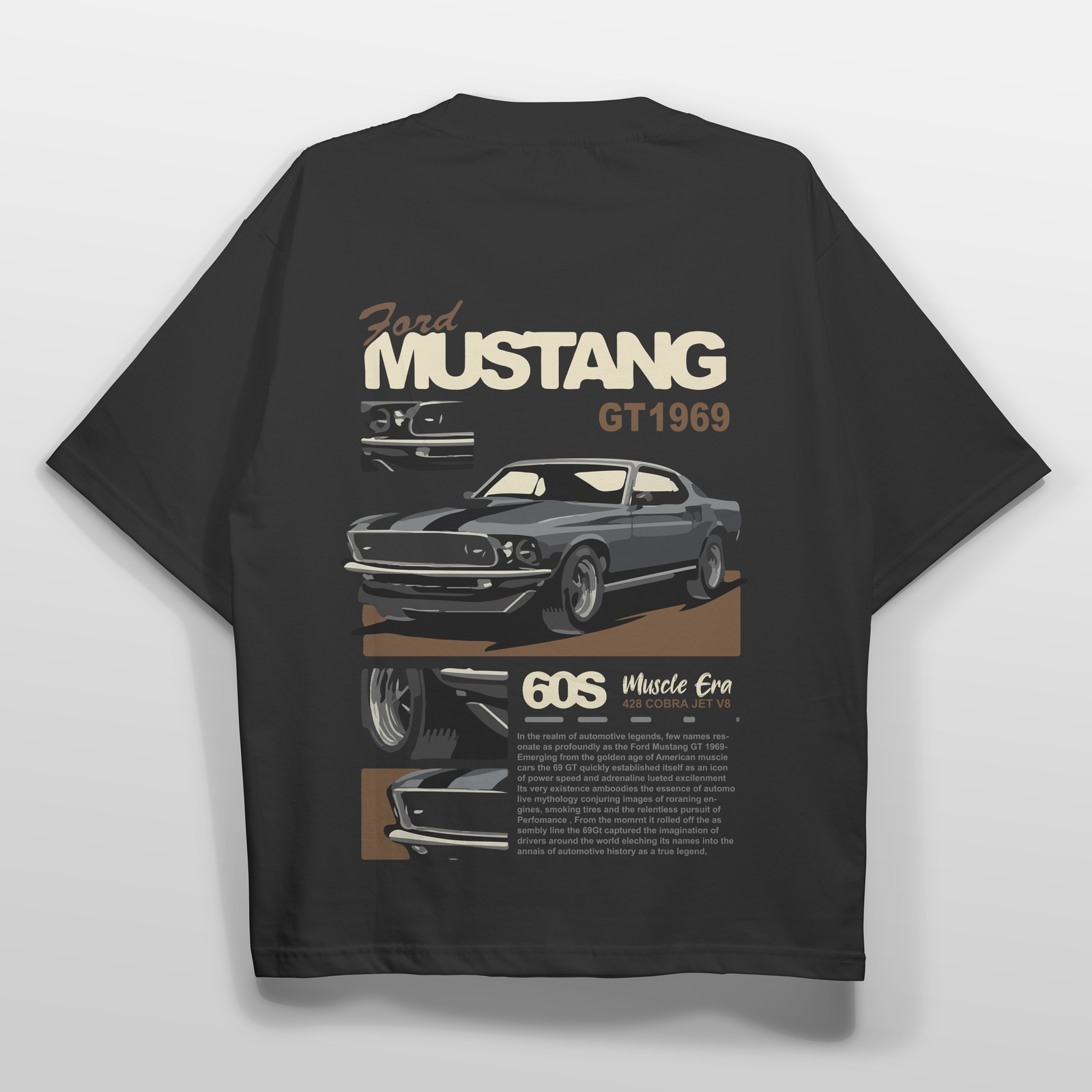 Ford Mustang Oversized Tee - Image 4