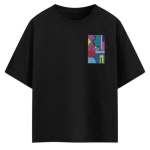 Abstract Mosaic Oversized Tee