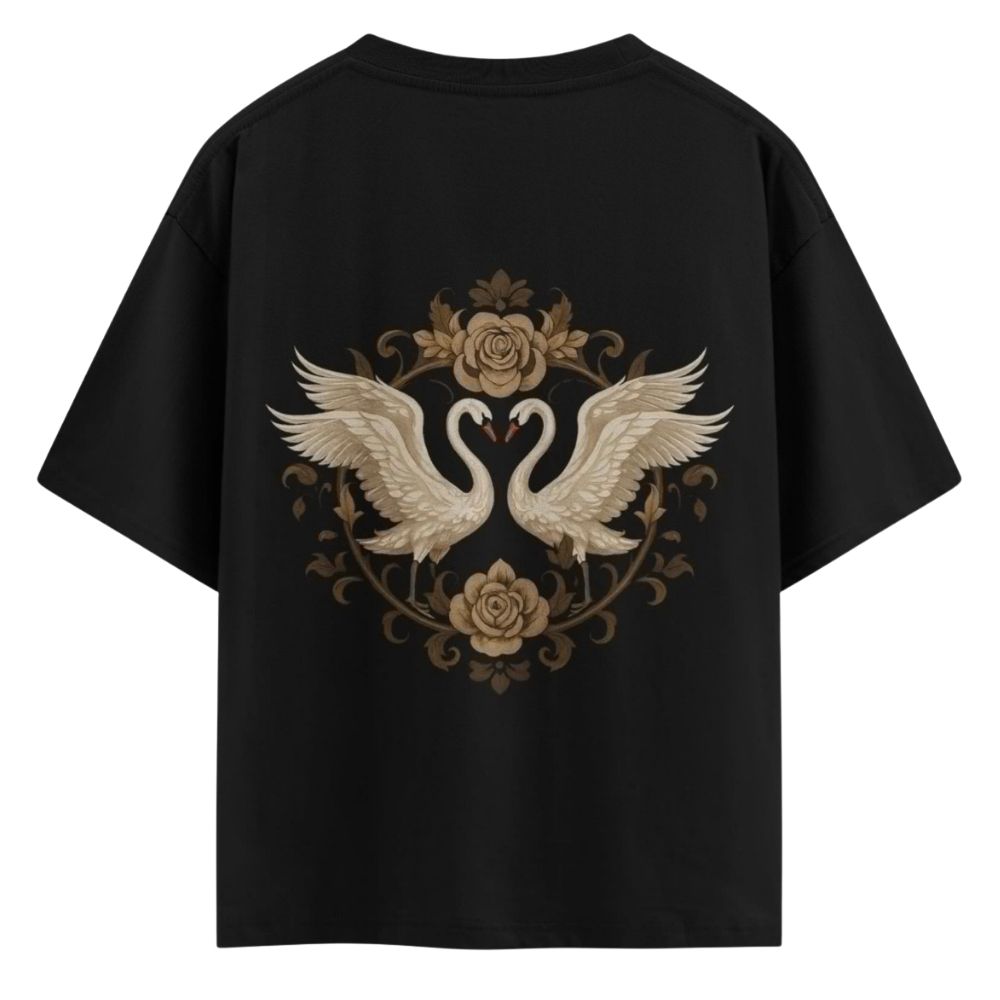 Midnight Grace Oversized Tee