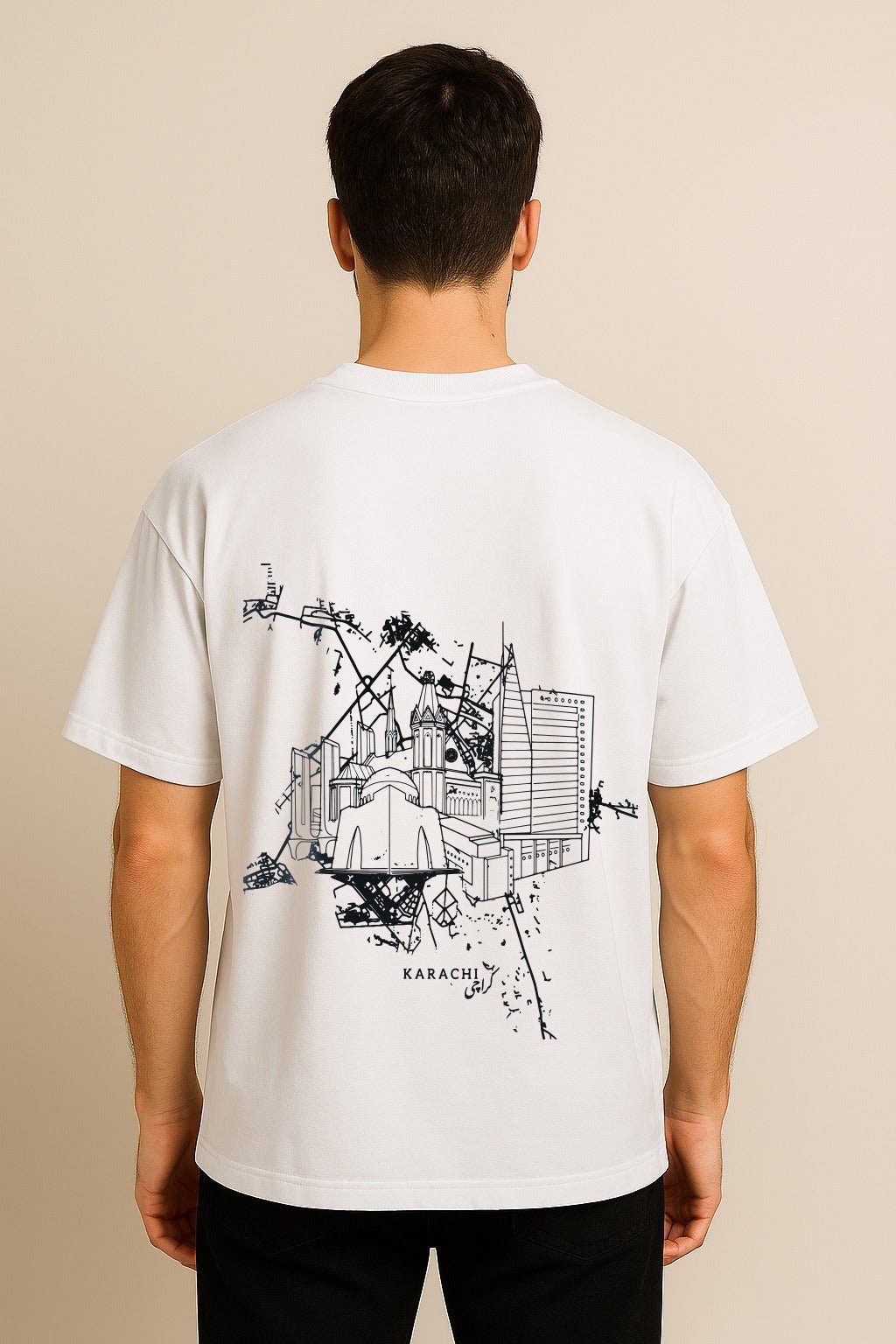Karachi: Two Sides Oversized Tee - Image 10