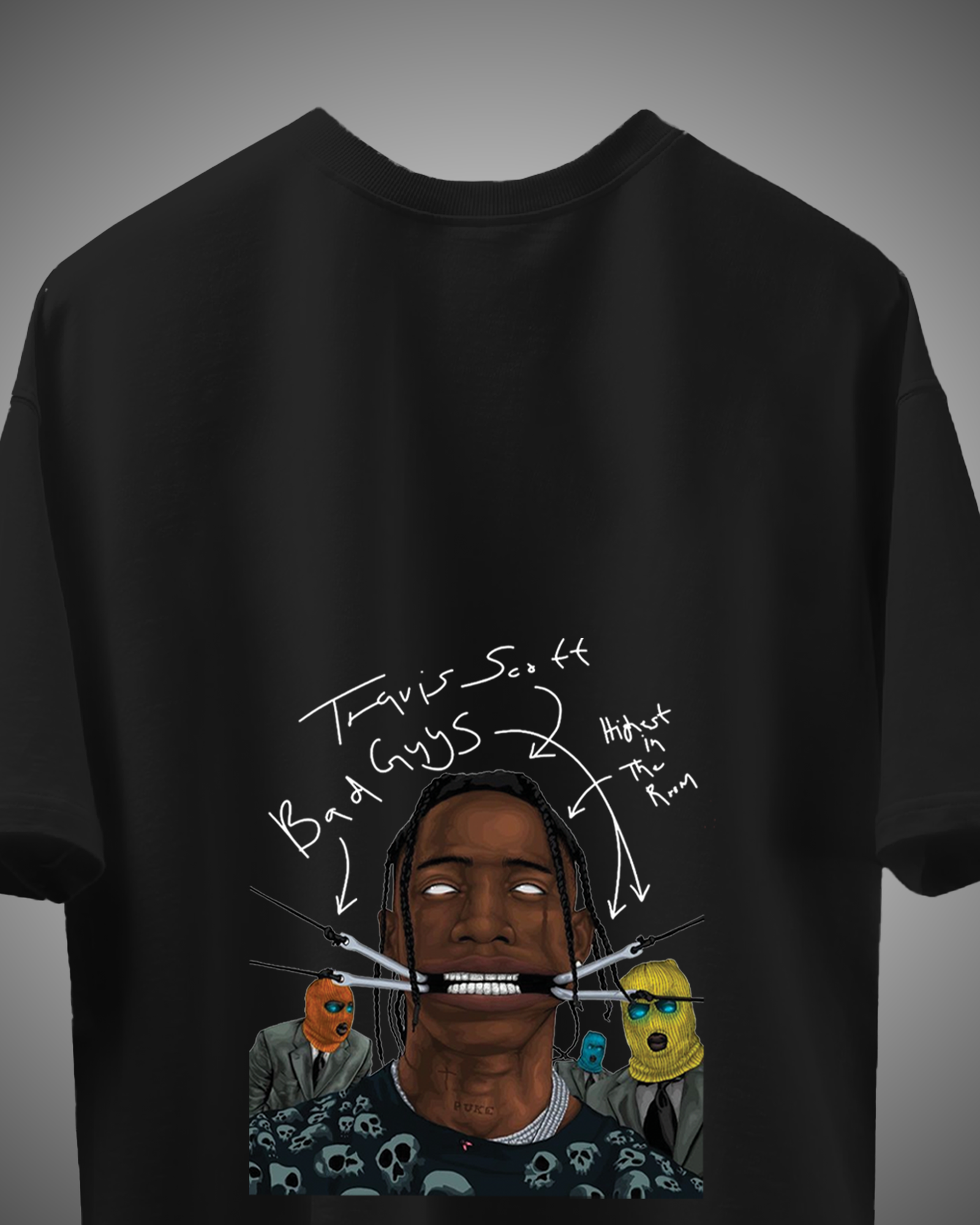 Bad Guys Oversized Tee - Image 2