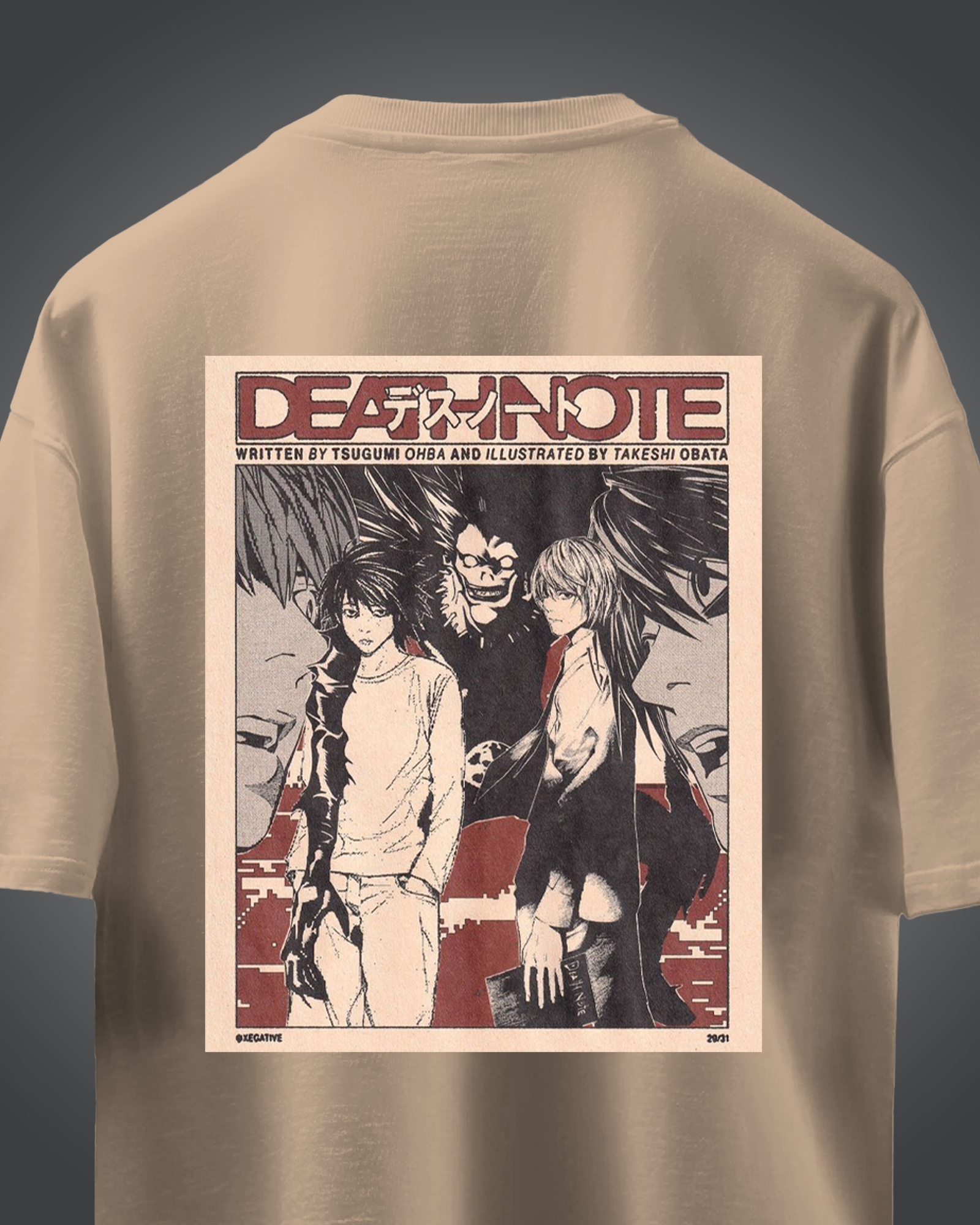 Death Note Oversized Tee