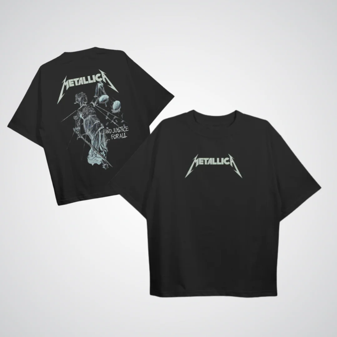 Metallic Oversized Tee