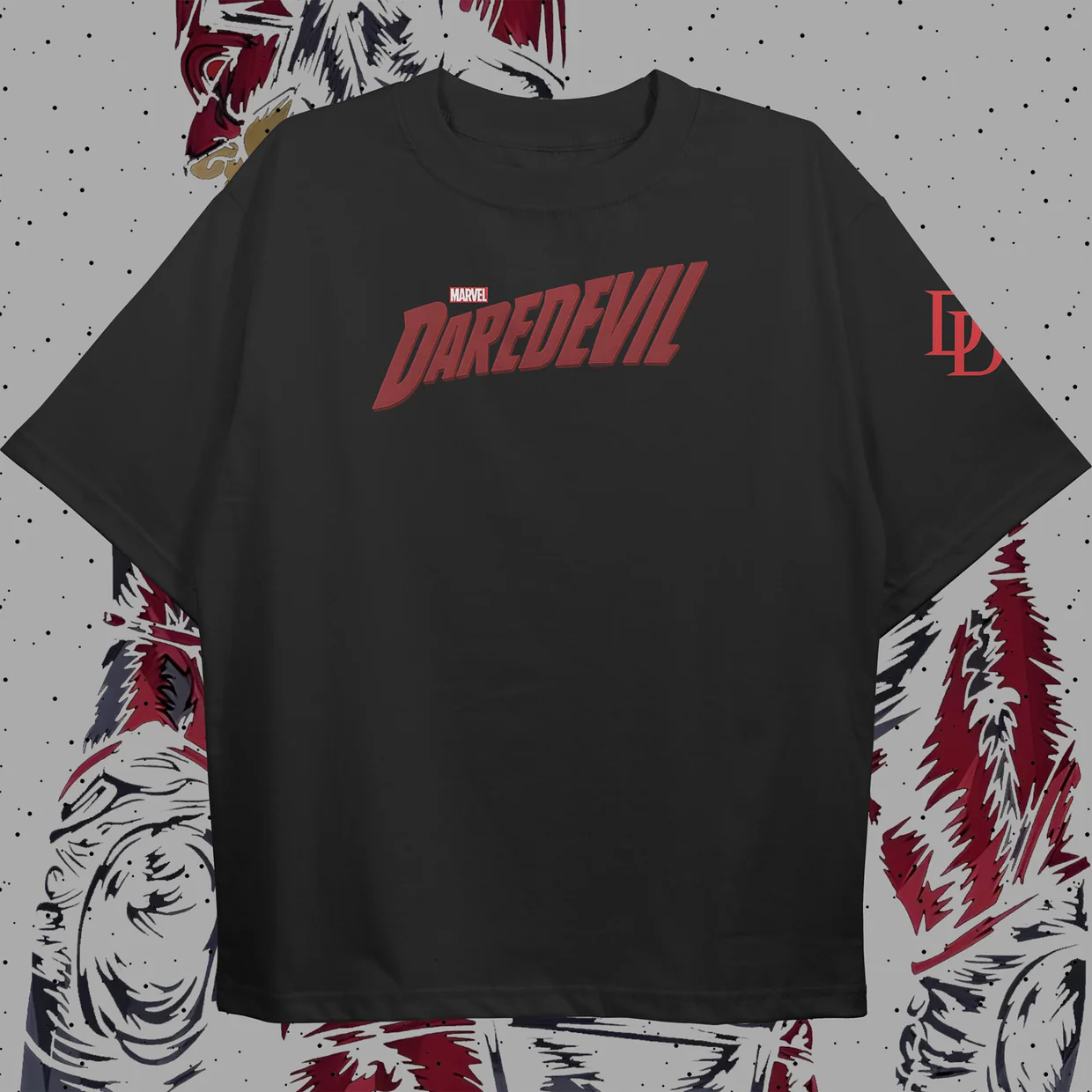 Daredevil "Man Without Fear" Oversized Tee - Image 4