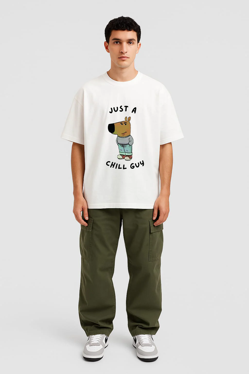 Just a Chill Guy Oversized Tee - Image 3