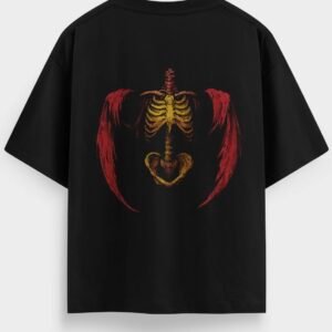 Downtown Devil Jin "Black Wings" Oversized Tee