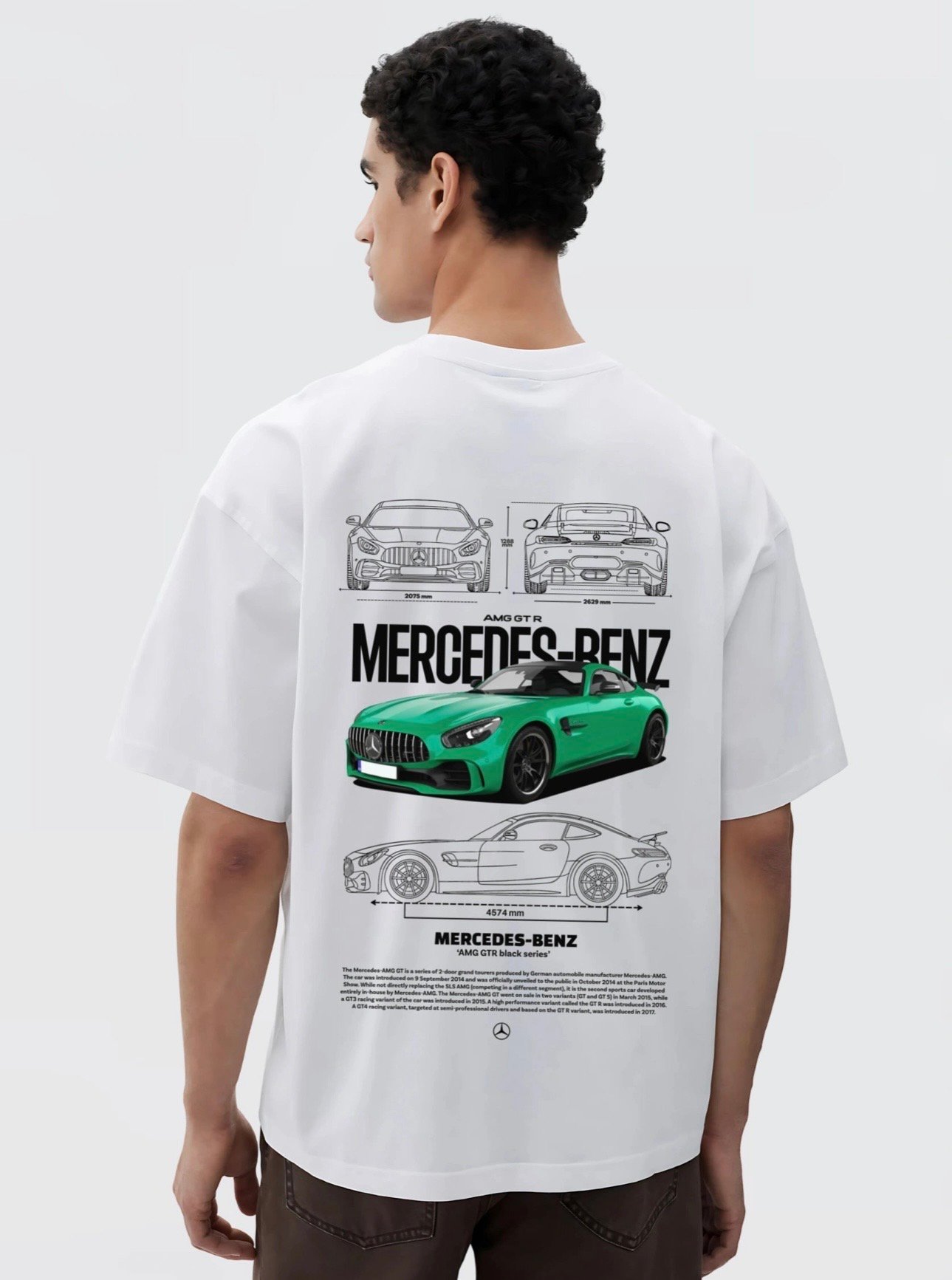 Mercedes-AMG GT Black Series Oversized Tee - Image 3