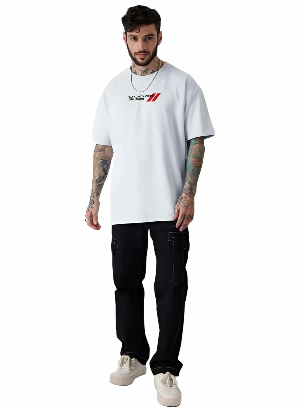 Dodge Challenger "Hemi Havoc" Oversized Tee - Image 3