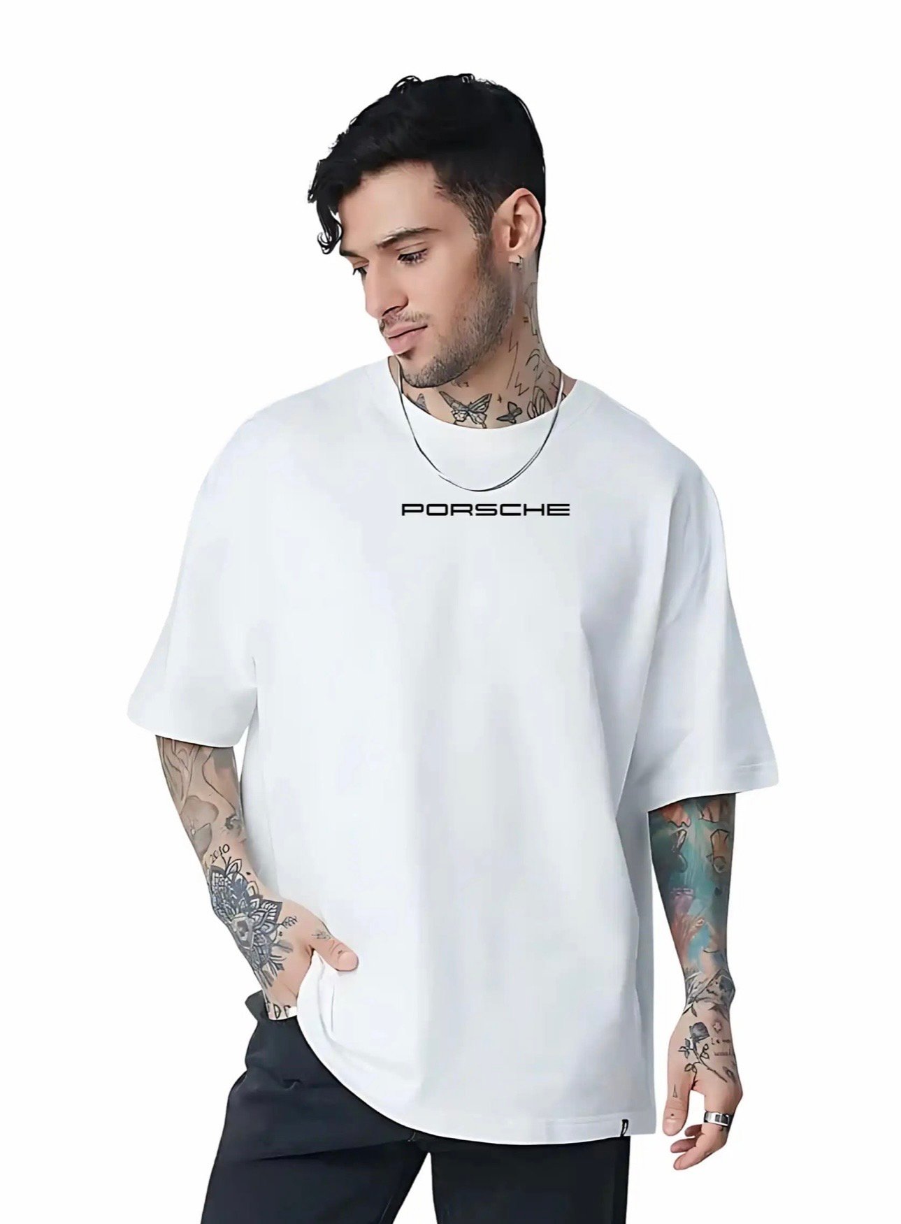 Porsche "Elevate Your Drive" Oversized Tee - Image 2