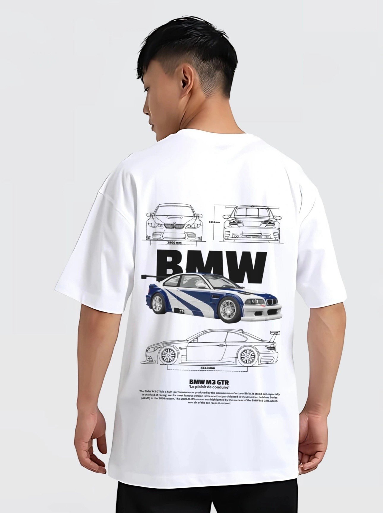 BMW M3 GTR Oversized Tee - Image 7