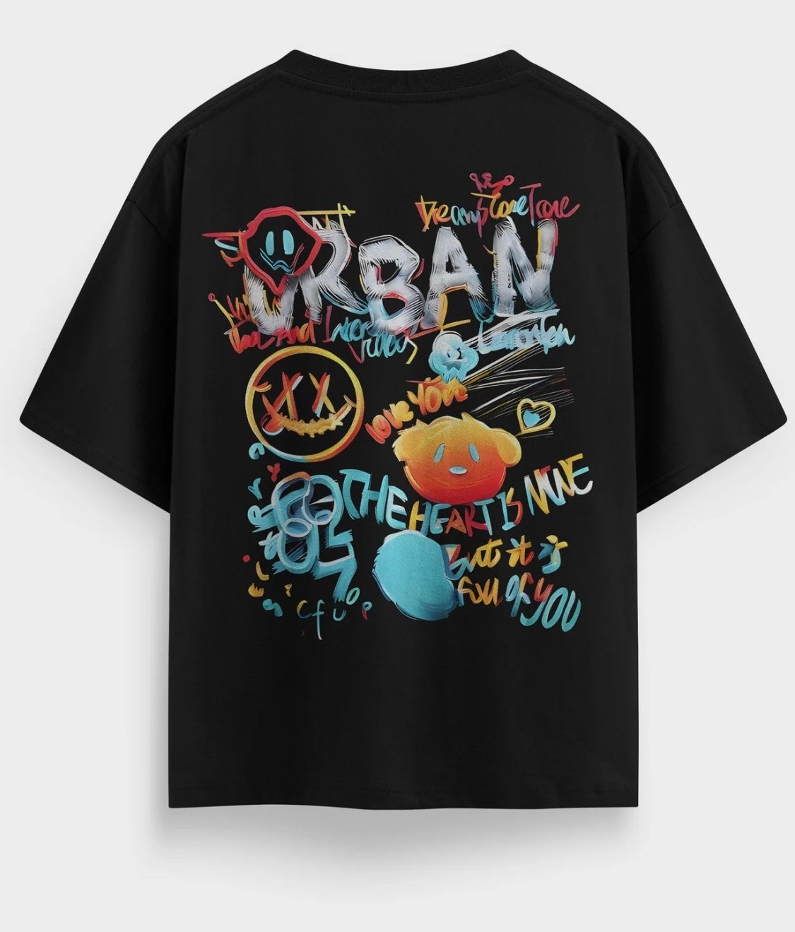 Urban Graffiti Oversized Tee