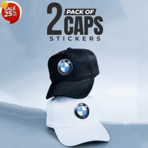 Pack of 2 BMW Iconic Sticker Cap Set