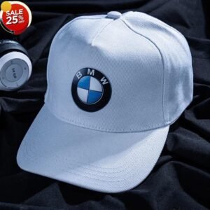 BMW Sticker White P-Cap