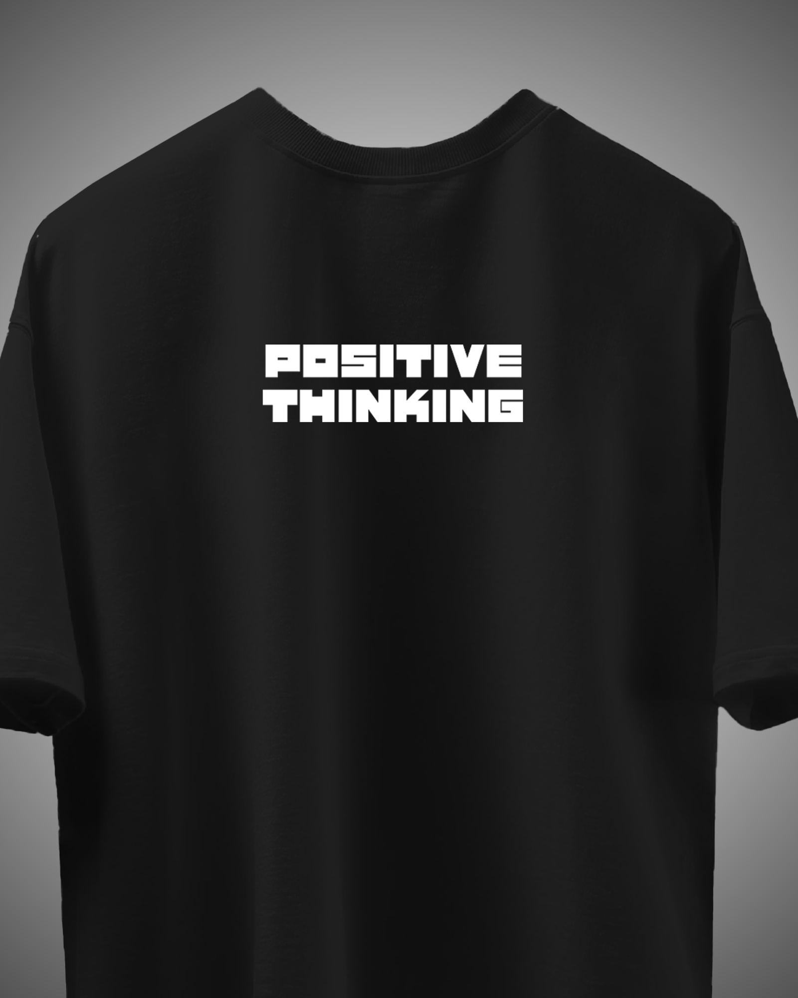 Positive Thinking Oversized Tee - Image 2