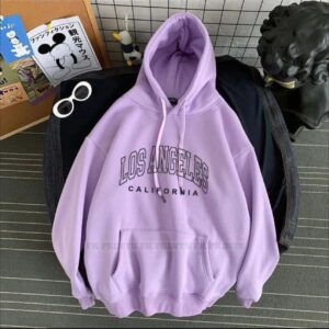 Los Angeles California Graphic Hoodie – Pullover Fleece Sweatshirt with Kangaroo Pocket